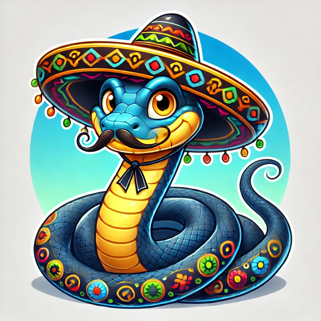 Senior Python Mascot